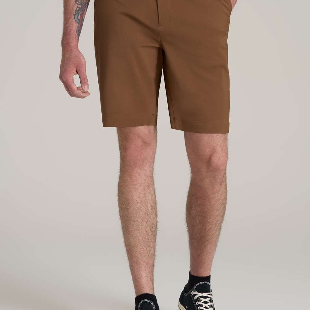 American Tall Tech Chino Shorts for Tall Men in Nutshell Size 3434 / Extra Tall